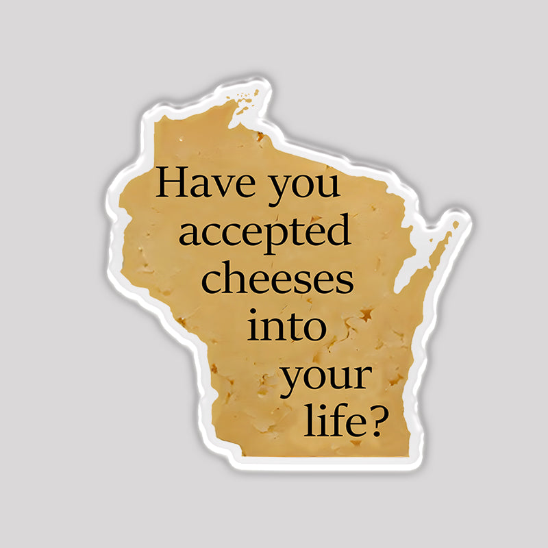 Wisconsin Cheese Pun Refrigerator Magnet