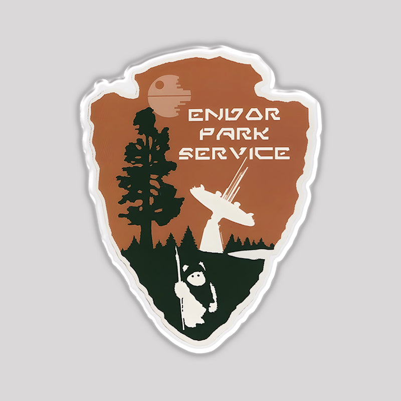 Star Wars Endor Park Service Refrigerator Magnet