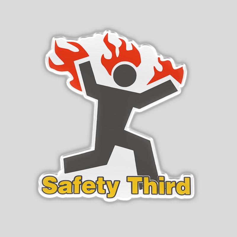 Safety Third Refrigerator Magnet