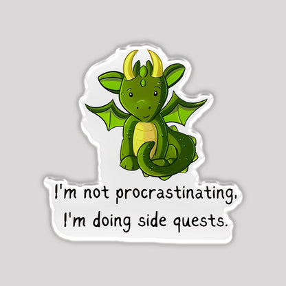 Gamer's Procrastination Refrigerator Magnet