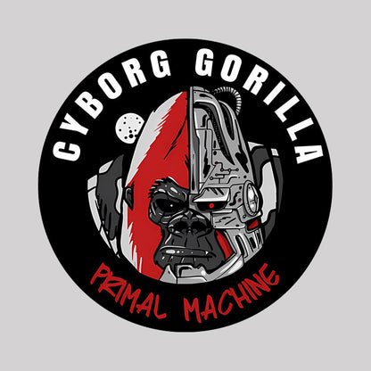 Cyborg Gorilla Geek T-Shirt