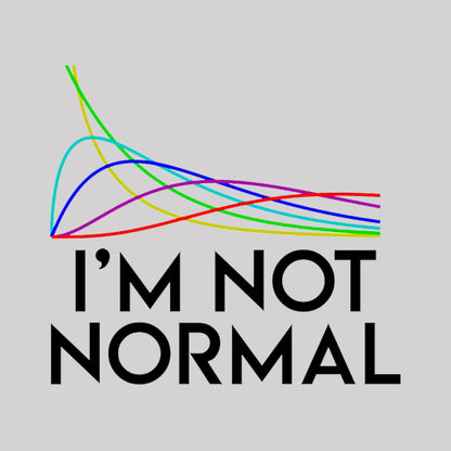 Chi Squared. I'm not normal Geek T-Shirt