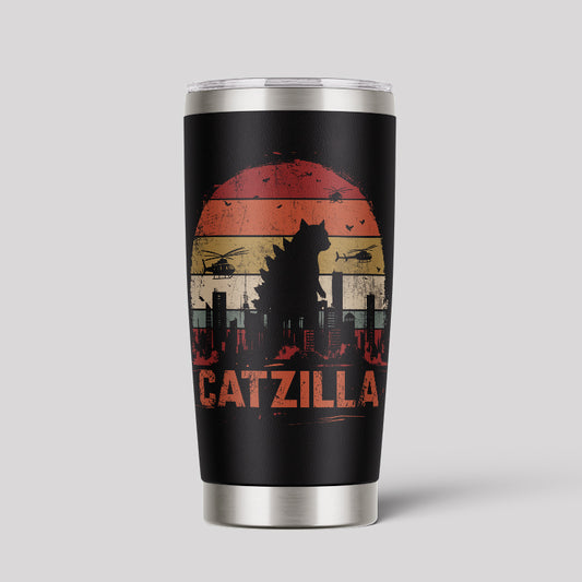 Catzilla Sunset 20oz Tumbler