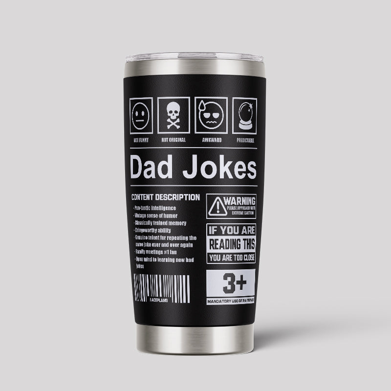 Dad Jokes 20oz Tumbler