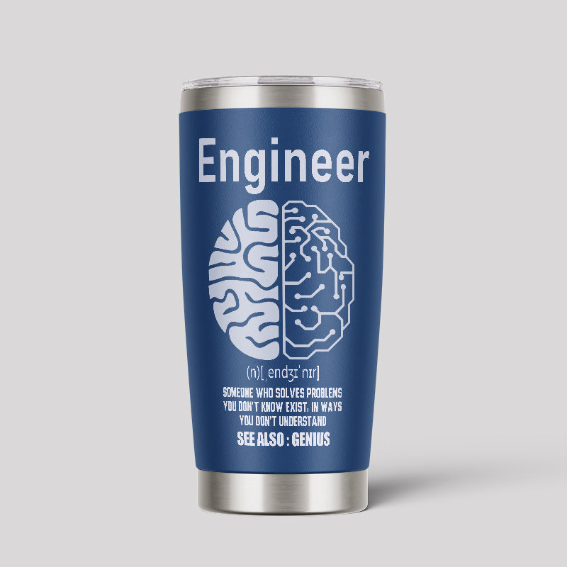 Engineer See Also Genius 20oz Tumbler