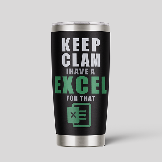 Keep Clam Geek Life 20oz Tumbler