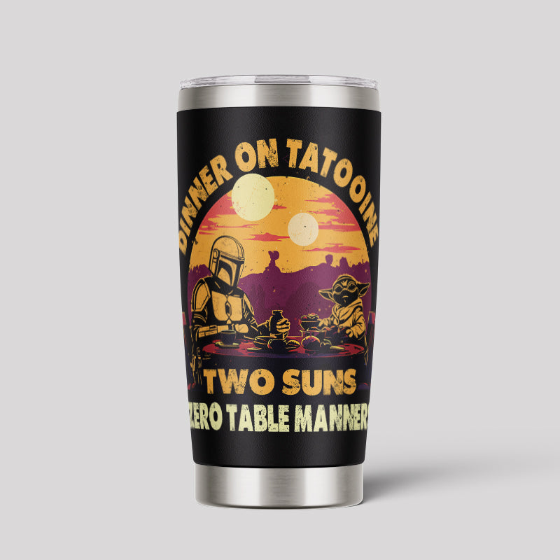 Zero Table Manners 20oz Tumbler