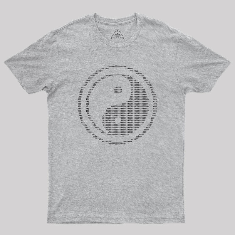 ASCII Yin Yang Geek T-Shirt