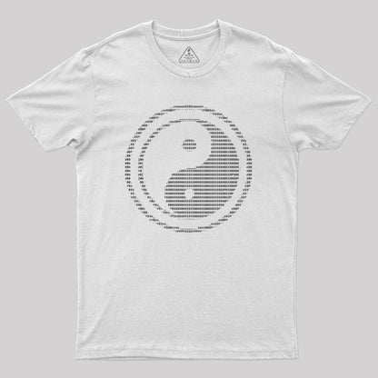 ASCII Yin Yang Geek T-Shirt