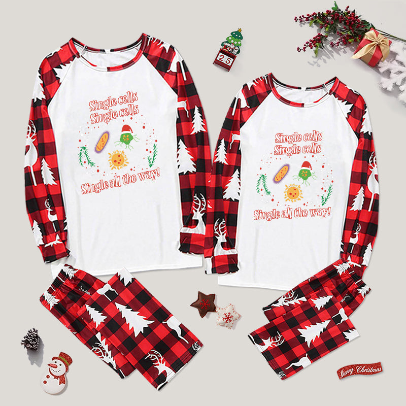 Funny Christmas Biology Family Christmas Pajama Sets