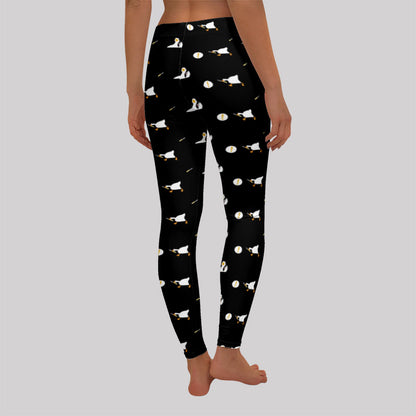 Peace Was Never An Option Goose Black Geek Leggings