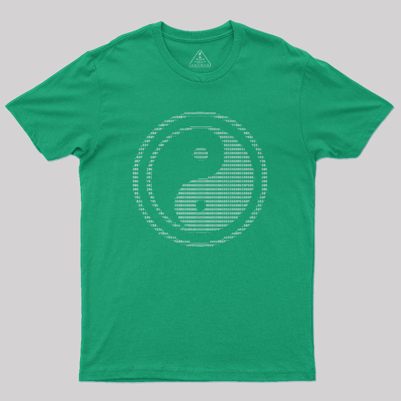 ASCII Yin Yang Geek T-Shirt