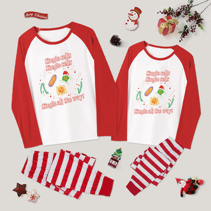 Funny Christmas Biology Family Christmas Pajama Sets