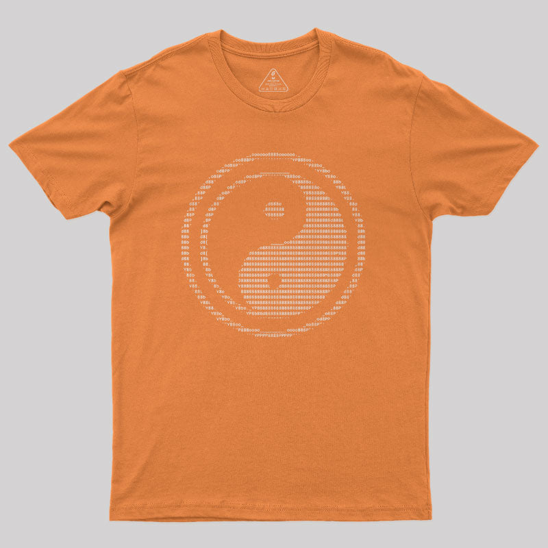 ASCII Yin Yang Geek T-Shirt