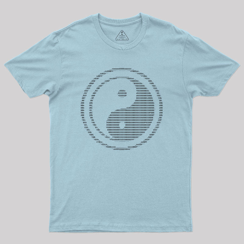 ASCII Yin Yang Geek T-Shirt