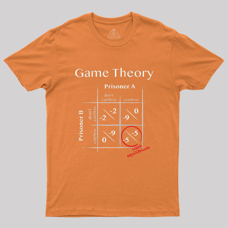 Game Theory - Nash equilibrium Geek T-Shirt