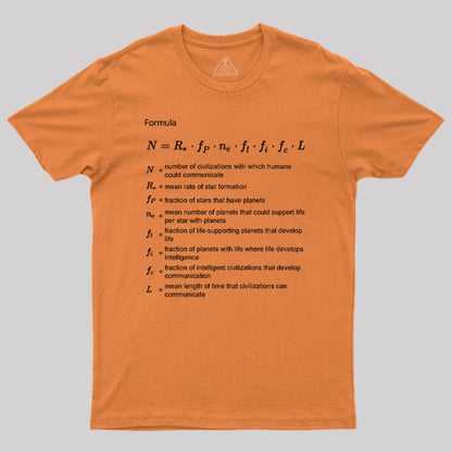 Drake Equation Geek T-Shirt