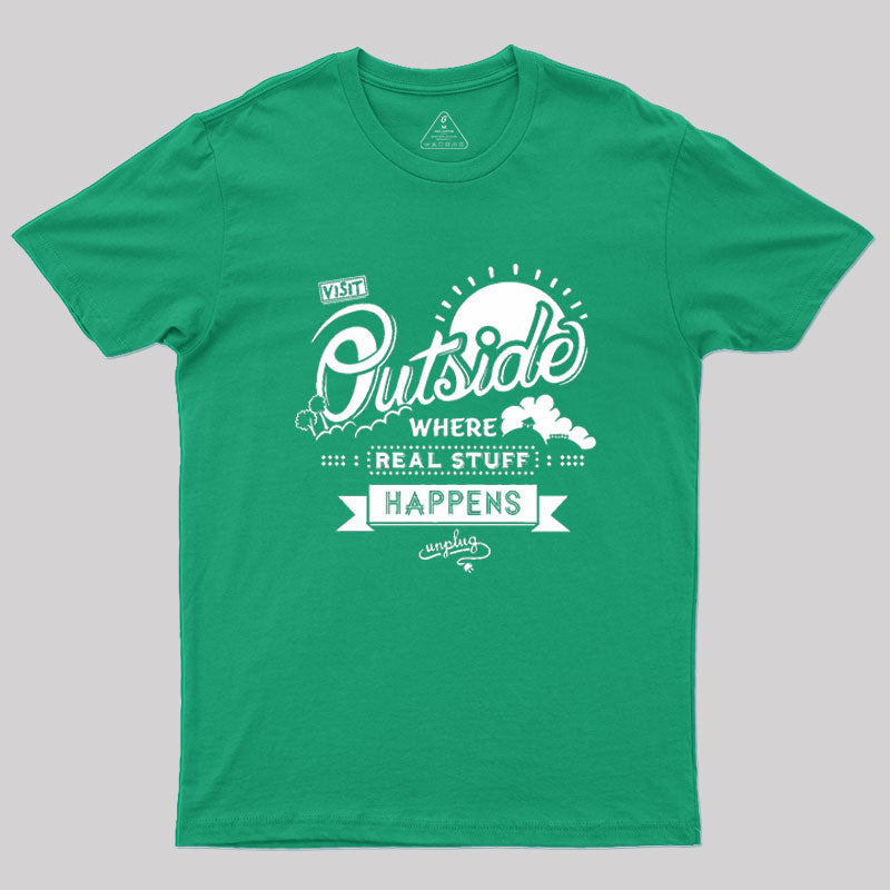 Visit Outside Geek T-Shirt