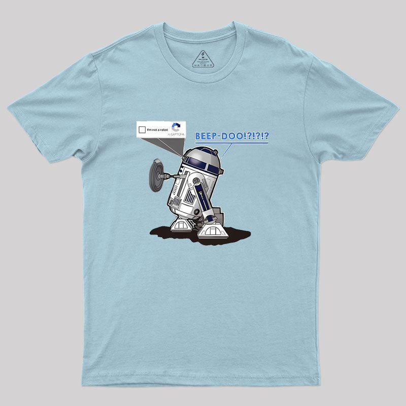 R2D2 Captcha Geek T-Shirt