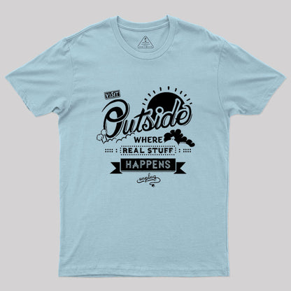 Visit Outside Geek T-Shirt