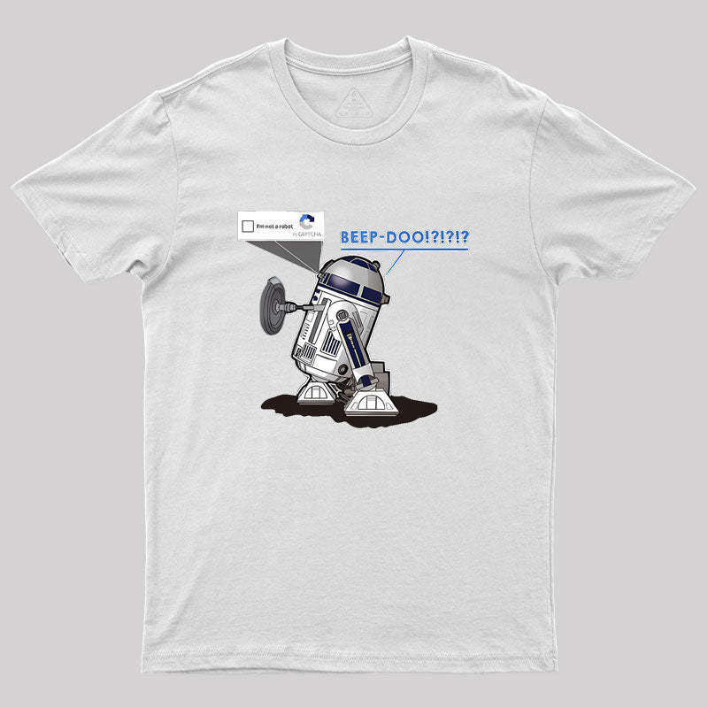 R2D2 Captcha Geek T-Shirt