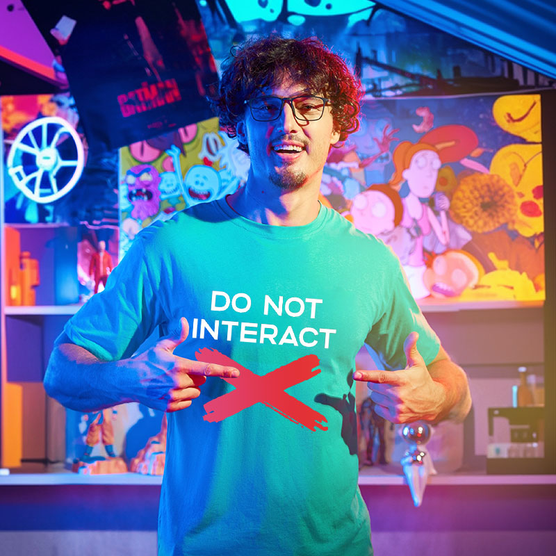 Do Not Interact Geek T-Shirt