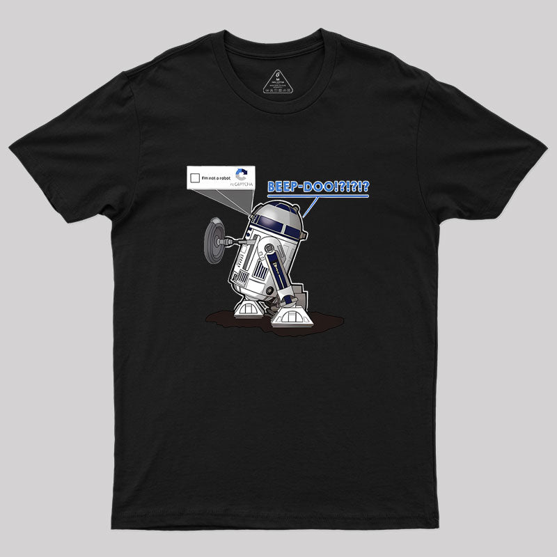 R2D2 Captcha Geek T-Shirt