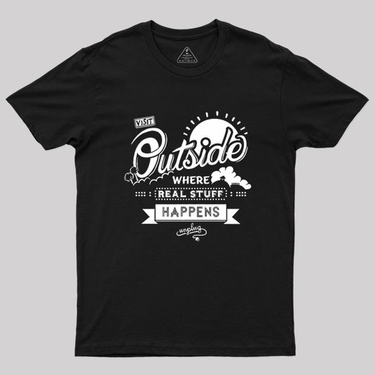 Visit Outside Geek T-Shirt