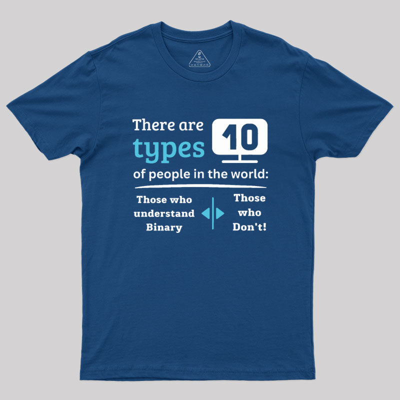 There are 10 types of people in the world Geek T-Shirt