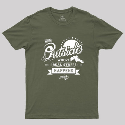 Visit Outside Geek T-Shirt