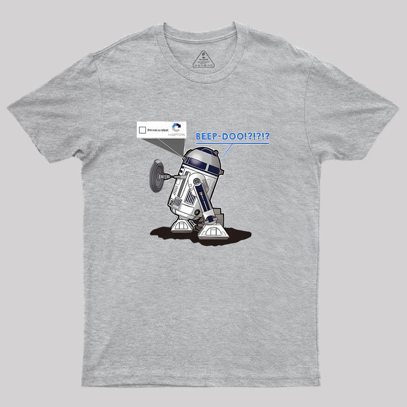 R2D2 Captcha Geek T-Shirt