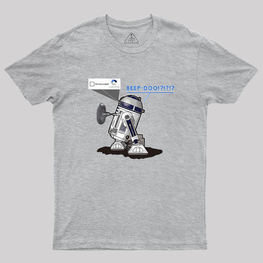 R2D2 Captcha Geek T-Shirt