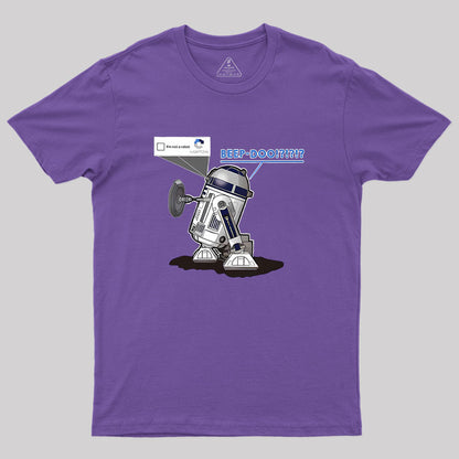 R2D2 Captcha Geek T-Shirt