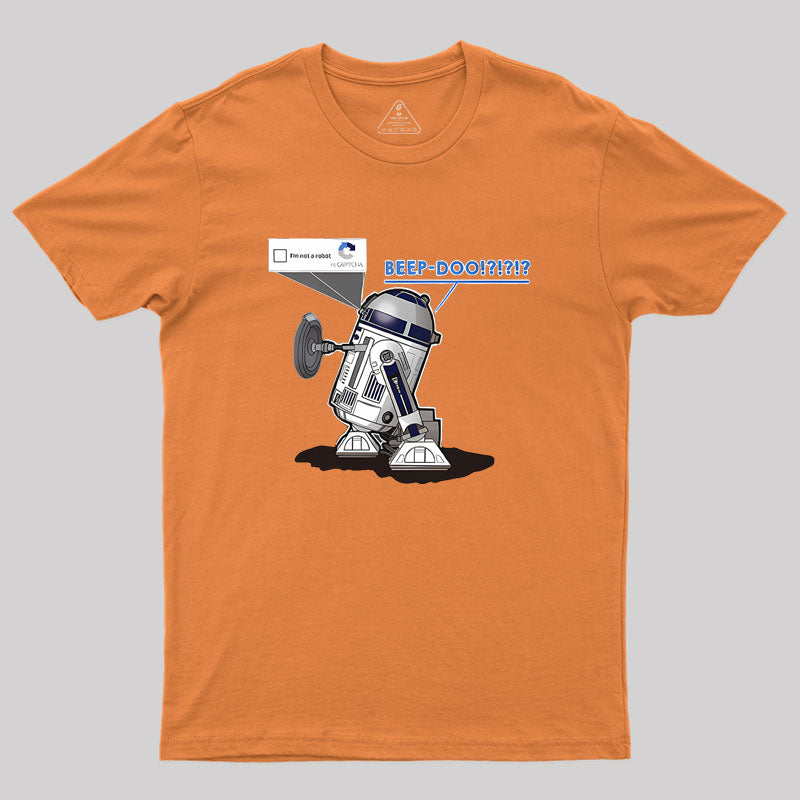 R2D2 Captcha Geek T-Shirt