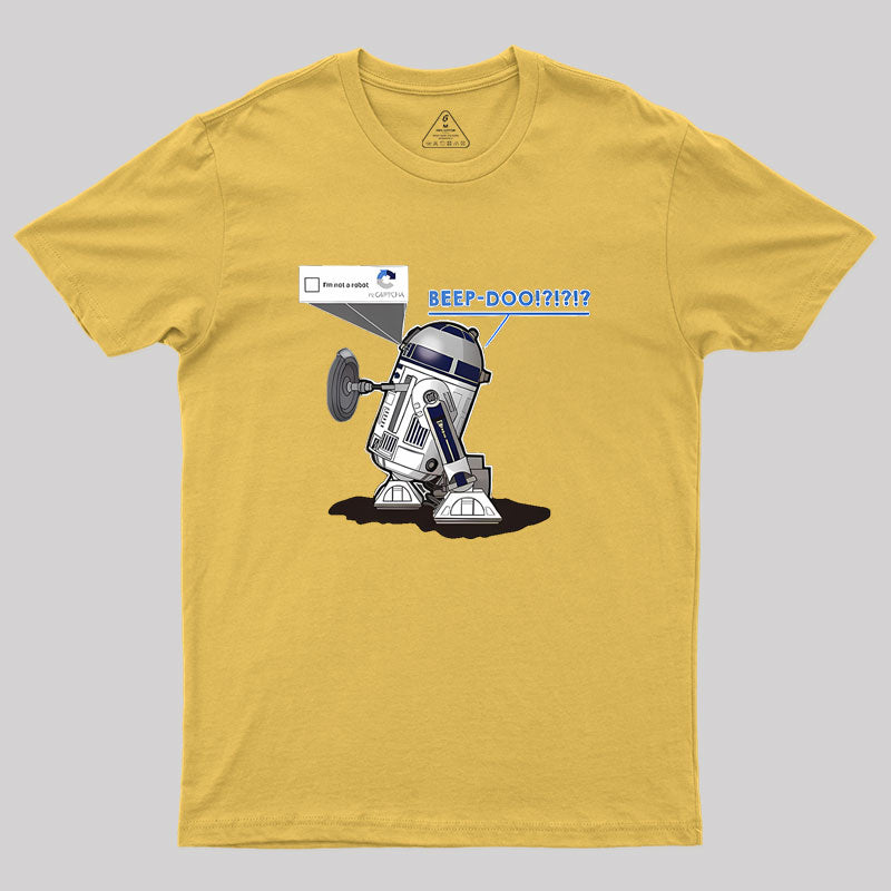 R2D2 Captcha Geek T-Shirt