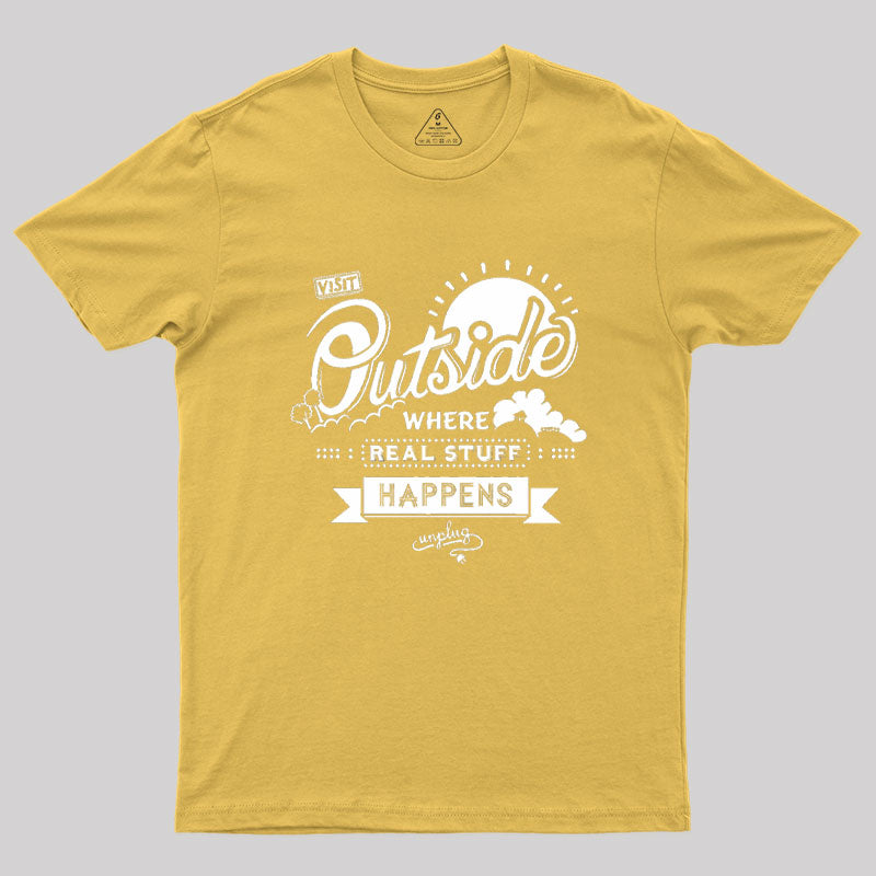 Visit Outside Geek T-Shirt