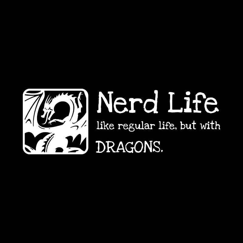 Nerd Life Dungeons Crawler and Dragons Slayer Nerd T-Shirt