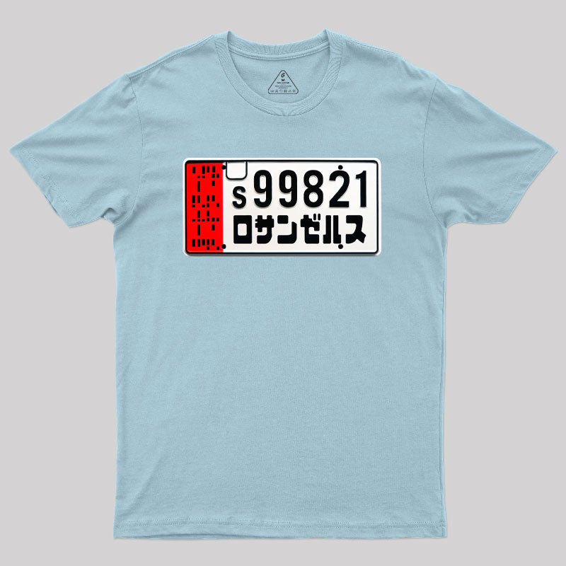 Spinner License Plate Geek T-Shirt