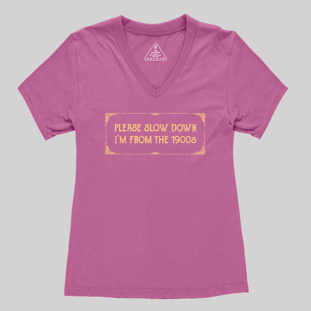 From the 1900s Women's V-Neck T-shirt