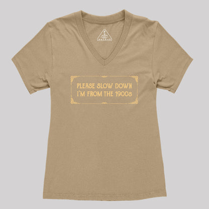 From the 1900s Women's V-Neck T-shirt