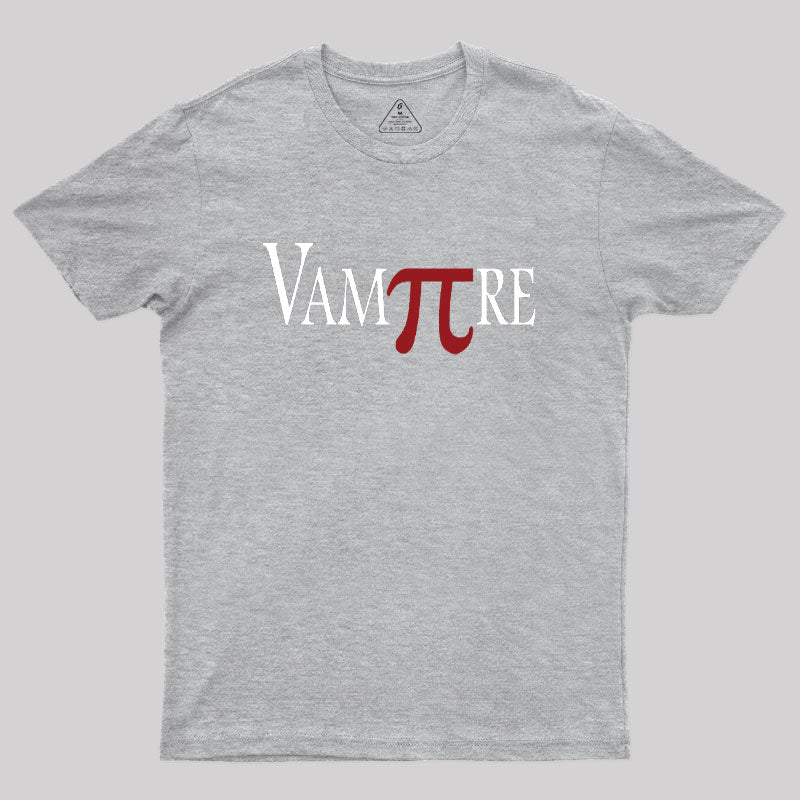 VamPIre Clever Pi Mathematical Geek T-Shirt