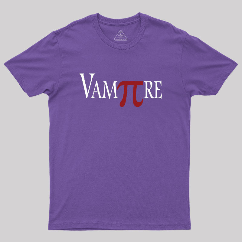 VamPIre Clever Pi Mathematical Geek T-Shirt