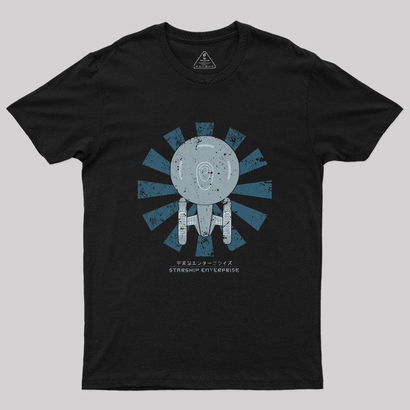 Starship Enterprise Retro Japanese T-Shirt