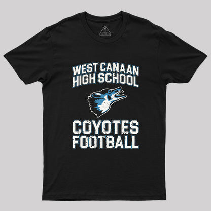 West Canaan High School Coyotes Football - Varsity Blues Geek T-Shirt