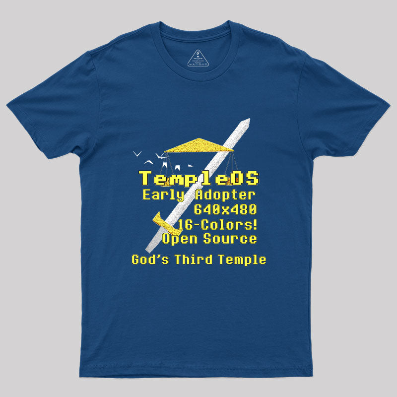 TempleOS Early Adopter Geek T-Shirt