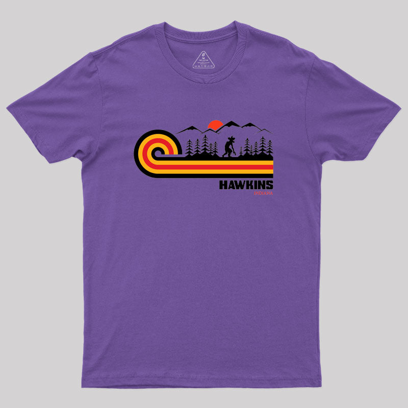 Visit Hawkins Retro 70s Vibe Nerd T-Shirt