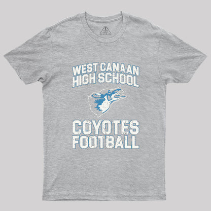 West Canaan High School Coyotes Football - Varsity Blues Geek T-Shirt