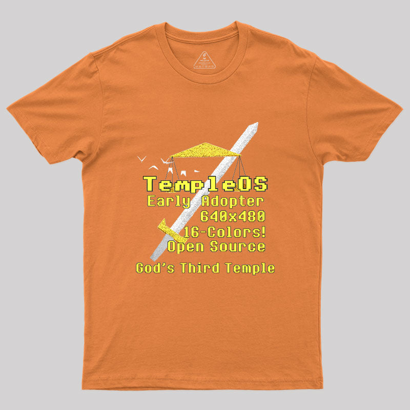 TempleOS Early Adopter Geek T-Shirt