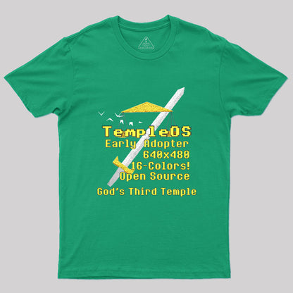 TempleOS Early Adopter Geek T-Shirt