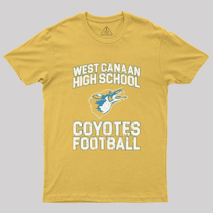 West Canaan High School Coyotes Football - Varsity Blues Geek T-Shirt